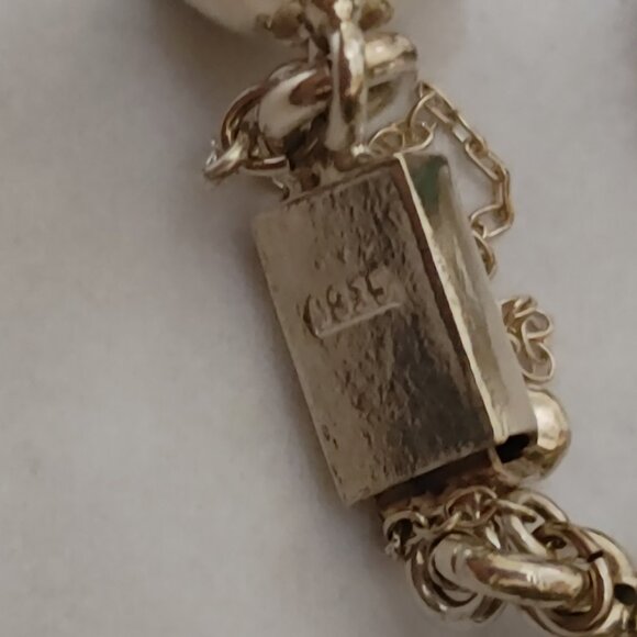 Vintage Sterling Silver and enamel bracelet - Picture 3 of 5